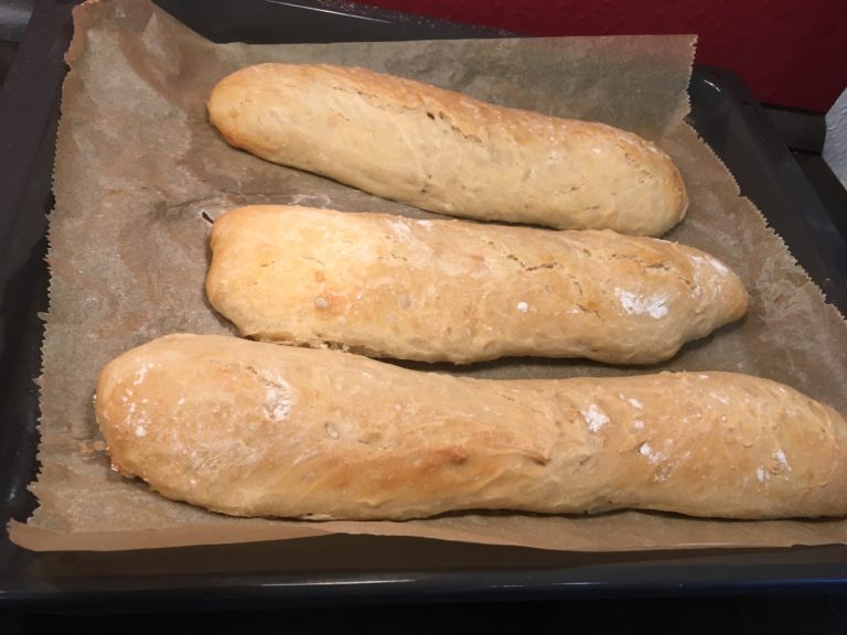 Französisches Baguette ohne Kneten – so easy