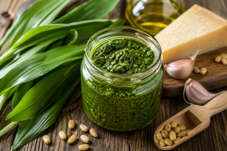 Bärlauch Pesto einfach und gesund – schnelles Frühlingsrezept