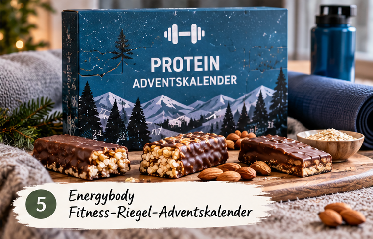 Gesunder Adventskalender Proteinriegel
